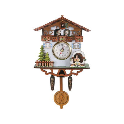 Cuckoo Wall Clock Wooden Vintage