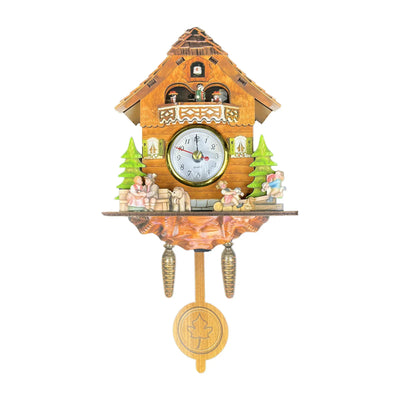 Cuckoo Wall Clock Wooden Vintage