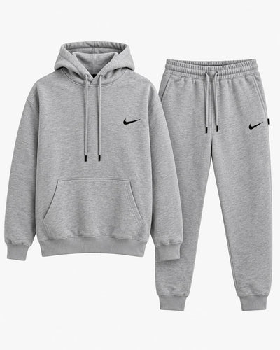 Men’s Sportswear Fleece Tracksuit Set – Pullover Hoodie