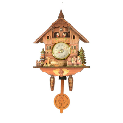 Cuckoo Wall Clock Wooden Vintage