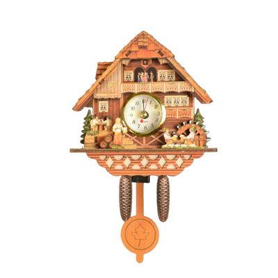 Cuckoo Wall Clock Wooden Vintage
