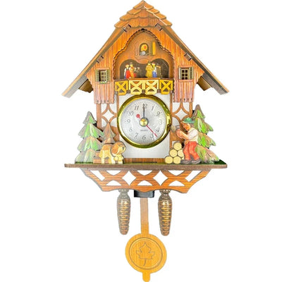 Cuckoo Wall Clock Wooden Vintage