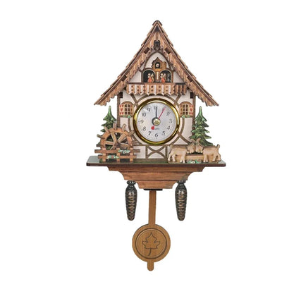 Cuckoo Wall Clock Wooden Vintage
