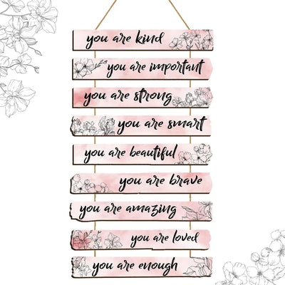 Inspirational Floral Wall Decor