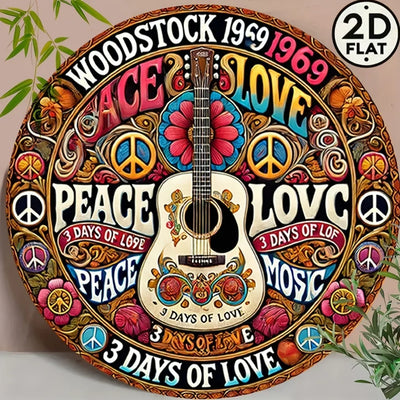 Guitar and Flowers,  Home Decor
