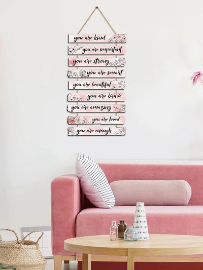 Inspirational Floral Wall Decor