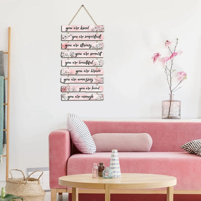 Inspirational Floral Wall Decor