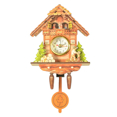 Cuckoo Wall Clock Wooden Vintage
