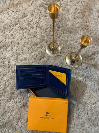 Louis Vuitton Men's vivid blue Monogram pattern