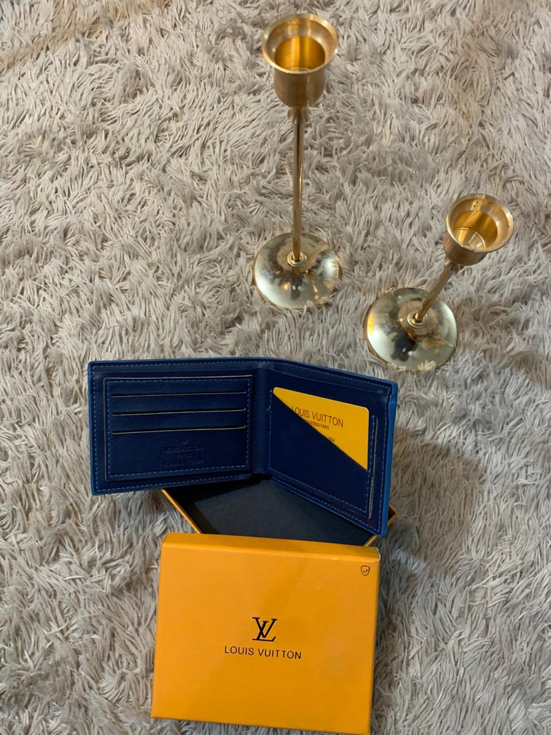 Louis Vuitton Men's vivid blue Monogram pattern