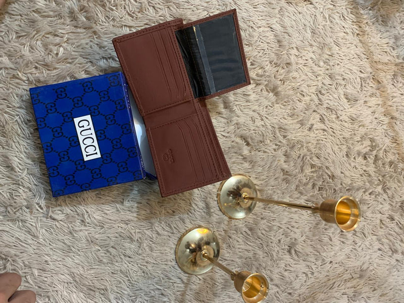 Men's Signature Debossed Leather Bifold Wallet
