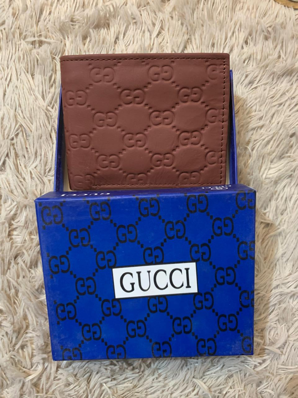 Men's Signature Debossed Leather Bifold Wallet