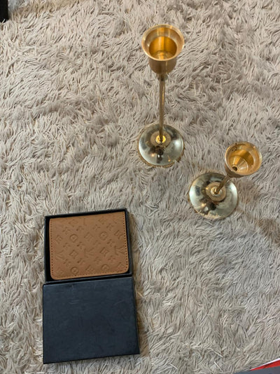LV Pop-Up Card Holder Wallet (Tan)