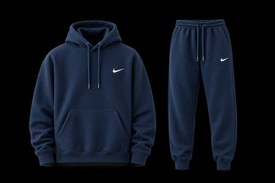 Men’s Sportswear Fleece Tracksuit Set – Pullover Hoodie